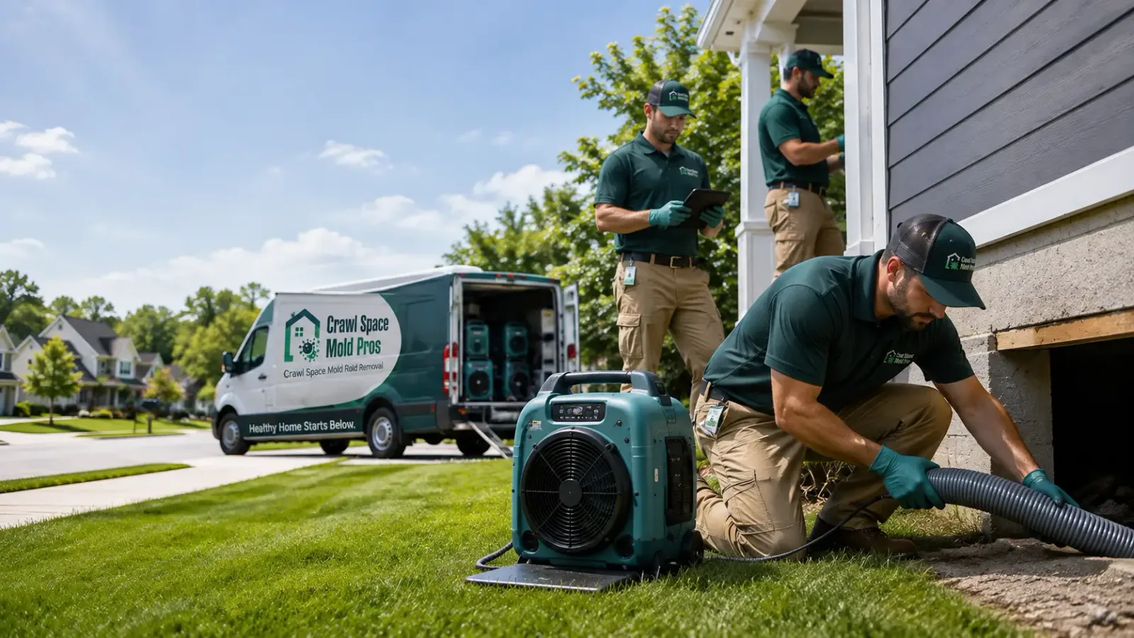 Crawl Space Mold Removal in Bossier City, LA
